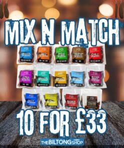 The Biltong Shop - 10 Small packs for £33