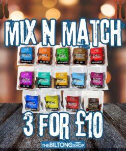 The Biltong Shop - 3 Small packs for £10